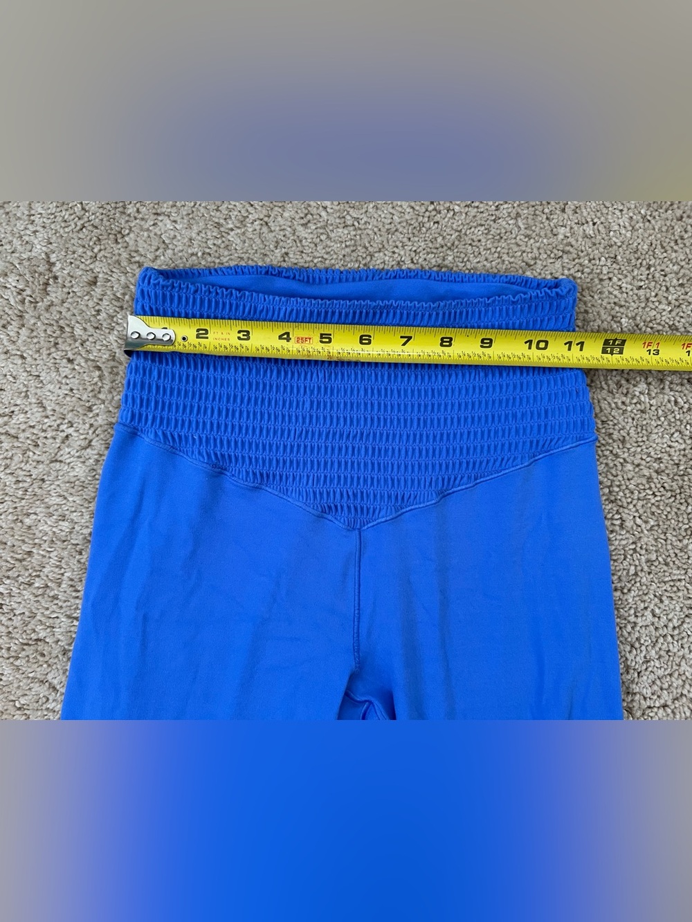 OFFLINE By Aerie Real Me Super Flare Leggings Womens Medium Blue High Rise Yoga - Picture 3 of 7